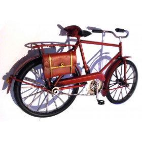 Κόκκινο Μεταλλικό Ποδήλατο Μινιατούρα