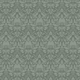 Ταπετσαρία Green Damask No 1