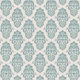 Ταπετσαρία Green Damask No 3